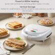 Sandwich Maker Hausberg HB-3510, 800 w, Alb