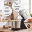 Mixer Cu Bol HAUSBERG HB-3551NG, 7 viteze, putere 250W, BOL DIN INOX DE 2L, Negru