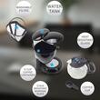 Kávéfilter Hausberg HB-3650, 600 ml, 800 W, fekete