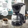 Kávéfilter Hausberg HB-3650, 600 ml, 800 W, fekete