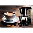 Kávéfilter Hausberg HB-3650, 600 ml, 800 W, fekete
