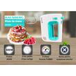 Kézi mixer Hausberg HB-4120BL, 300W, 5 sebesség, Turbó funkció, Fém huzalok és horgok, kék/fehér