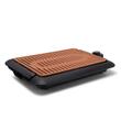Elektromos grill Hausberg HB-536, tapadásmentes felületű, levehető, barna