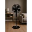 HAUSBERG HB-5860NG lábventilátor, 55W, 3 sebesség, átmérő 46 cm, időzítő, fekete