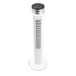Toronyventilátor távirányítóval HAUSBERG HB-5952AB, 55W, 3 sebességfokozat, 38 hüvelyk, LED, időzítő, oszcilláció, hordozófogantyú, fehér