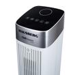 Digitális toronyventilátor távirányítóval HAUSBERG HB-5963AB, 55W, 3 sebességfokozat, 41 hüvelyk, időzítő, LED, oszcilláció, hordozófogantyú, illatosító, fehér