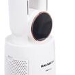 Digitális toronyventilátor távirányítóval HAUSBERG HB-5957AB, 65W, 12 sebességfokozat, időzítő, negatív ionok, oszcilláció, LED, 4 program, fehér