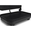 Sandwich-maker Grill HAUSBERG HB-632, 1100-1300 W, Panini, Placi nonaderente, Maner rece, Negru