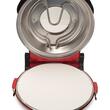Speciális pizzasütő XL HAUSBERG HB-675RS kősütőfelülettel, hőszabályozóval 405°C-ig, Piros