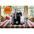 Gyümölcsfacsaró Hausberg HB7500NG, 2 sebesség, rozsdamentes acél pengék, 400 ml, 350 W, fekete