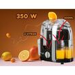 Gyümölcsfacsaró Hausberg HB7500NG, 2 sebesség, rozsdamentes acél pengék, 400 ml, 350 W, fekete