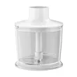 Turmixgép 3 az 1-ben HAUSBERG HB-7701AB, 500 W, 2 sebesség, ABS anyag, rozsdamentes acél pengék, 700 ml-es üvegkapacitás, 500 ml-es aprító, fehér