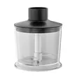 Turmixgép 3 az 1-ben HAUSBERG HB-7701NG, 500 W, 2 sebesség, ABS anyag, rozsdamentes acél pengék, 700 ml-es üvegkapacitás, 500 ml-es aprító, fekete