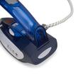 Mini utazó vasaló Hausberg HB-7810BL, 1000 W, 75 ml, kerámia, öntisztító funkcióval, fehér-kék