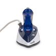 Mini utazó vasaló Hausberg HB-7810BL, 1000 W, 75 ml, kerámia, öntisztító funkcióval, fehér-kék