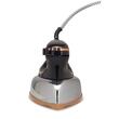 Retro vas HAUSBERG HB-7817NG, 1000-1200W, Öntött kerámia bevonatú vasalótalp, Termosztát, 6 hőmérséklet-beállítás, Fényjelző, Túlmelegedés elleni védelem, Hőmérséklet 200°C, Fekete