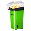 Pattogatott kukorica gép, Hausberg HB910VR 1200 w, forró levegősugaras, prémium, zöld