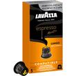 Lavazza Lungo kávékapszulák, Nespresso kompatibilis, alumínium, 10x5,7g, 10 darab