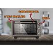 Elektromos sütő Ertone MN9060GR, 36L, 1420W, Állítható magasságú, Szürke