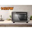 Elektromos sütő Ertone MN9135GR, 36L, 1420W, Állítható magasságú, 2 tepsi, szürke