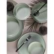 Moderna Colore Matt asztali szervíz, 24 db, 6 személyes, porcelán, matt zöld, kutahya porcelán