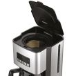 Digitális kávészűrő programozási funkcióval HAUSBERG HB3755, 1000-1200 W, 1,8 l, Wifi, LED kijelző, védelmi rendszer, Inox