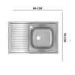 MASZK MOSOGATÓ 80*50 CM SN-8001 JOBB