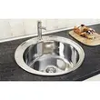 Freddo SN9000 mosogató, munkalaphoz, vízkőmentes, átmérő 49 cm, rozsdamentes acél