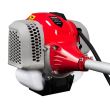 Kasza Tatta TM44-5, 52 cc, 4,76 LE, motor fordulatszám terhelés alatt 9000 RPM, alapjárati fordulatszám 3000 RPM, tartály 1200 ml, 1500 mm
