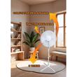 Ventilátor lábbal VEN-2, 50w, 40 hüvelyk, 3 sebesség, állítható magasságú, fehér
