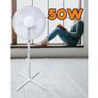 Ventilátor lábbal VEN-2, 50w, 40 hüvelyk, 3 sebesség, állítható magasságú, fehér