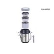 Ebéddoboz Thermos Hausberg HB H1461, 2 liter, rozsdamentes acél, 3 külön tartály, kanál, villa, rozsdamentes acél