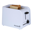 Kenyérpirító Hausberg HB-195NG, 750 W, 2 szelet, kiolvasztás funkció, újramelegítés funkció, 6 teljesítményfokozat, fekete/fehér