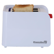 Kenyérpirító Hausberg HB-195RS, 750 W, 2 szelet, leolvasztási funkció, újramelegítés funkció, 6 teljesítményfokozat, fehér/piros