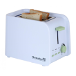 Kenyérpirító Hausberg HB-195VR, 750 W, 2 szelet, leolvasztási funkció, újramelegítés funkció, 6 teljesítményfokozat, fehér/zöld