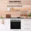 Beépíthető sütő Hausberg HB-8053IN, Elektromos, Teljesítmény 2225 W, 71 l, 6 funkciós, Szellőztetés, Időzítő, A osztály, Fekete/Rozsdamentes acél