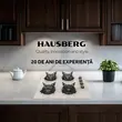 Hausberg HB-570 rusztikus beépíthető főzőlap, 4 égős, gáz, 60 cm, bézs