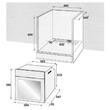 Csomag Beépíthető Sütő Hausberg HB-8051IN, Elektromos, Teljesítmény 2000 W, 76 l, 4 funkció, A osztály, Fekete/Rozsdamentes acél, Beépíthető főzőlap Hausberg HB-563, Gáz, 4 égős, Fekete