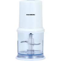 Elektromos aprító HAUSBERG HB-4502AB, 400W, 1 sebesség, 500 ml, műanyag tál, kés 2 rozsdamentes pengével, Fehér