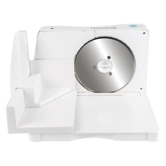 Elektromos szeletelő Hausberg HB-1130, Erőteljes 120 W-os motor, Rozsdamentes acél penge 17 cm átmérőjű, Réz motor