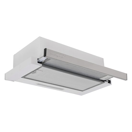 Beépített teleszkópos motorháztető Hausberg HB-1285, szívási teljesítmény 420 m3/h, 2 motor, 60 cm, Inox
