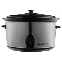 Elektromos edény fedővel Hausberg HB-1300, hőálló üveg, 3,5 L, 200 W