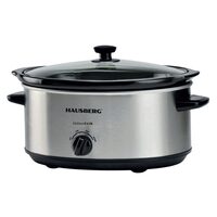 Elektromos edény Hausberg HB-1301, Hőálló üvegburkolat, Teljesítmény 320W, Űrtartalom 6,5L