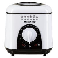 Fritőz Hausberg HB 1320NG, 950 W, 1 L, fehér/fekete