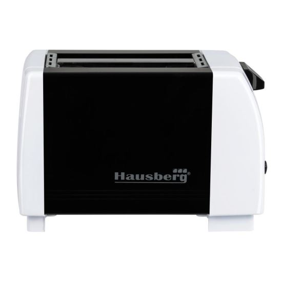 Kenyérpirító Hausberg HB-150NG, 750 W, 2 szelet, Változó barnulási fok, fekete