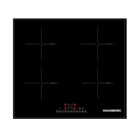 Beépített főzőlap Hausberg HB1535, elektromos, indukciós, 4 főzőzóna, PowerBoost, 60 cm, fekete