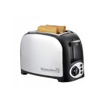 Kenyérpirító 2 szelet Hausberg, HB-190NG, 750 W, automatikus kioldó, fekete