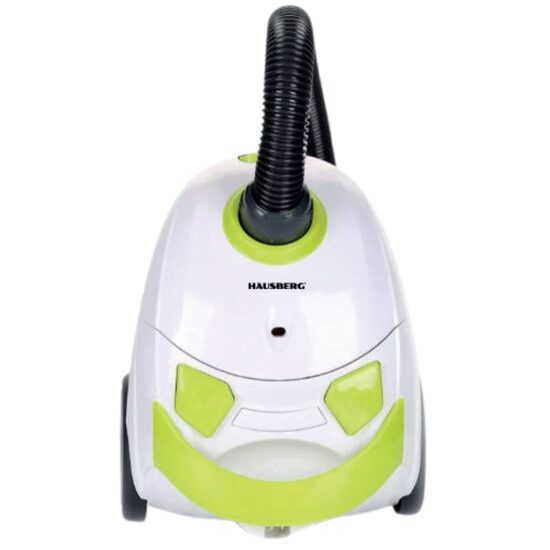 Hausberg HB2080VR zsákos porszívó, 700 W, Űrtartalom 1,5 l, fehér/zöld