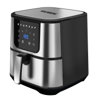 Légsütő Hausberg HB2365, 1600-1800 W, 5,2 L, Időzítő, túlmelegedés elleni védelem, hűtő fogantyú, LCD kijelző