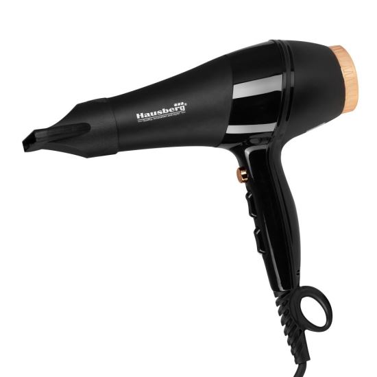 Hausberg Hajszárító, HB-29, 2400w, 2 sebességfokozat, 3 hőmérsékleti fokozat, fekete